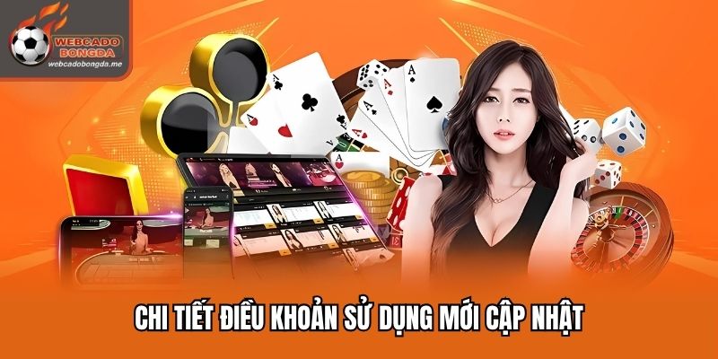 Chi tiết điều khoản sử dụng mới cập nhật