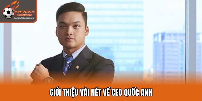 Giới thiệu vài nét về CEO Quốc Anh