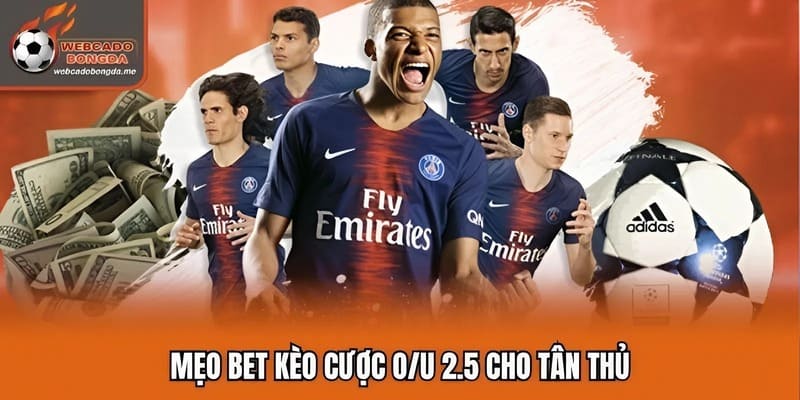 Mẹo bet kèo cược O/U 2.5 cho tân thủ