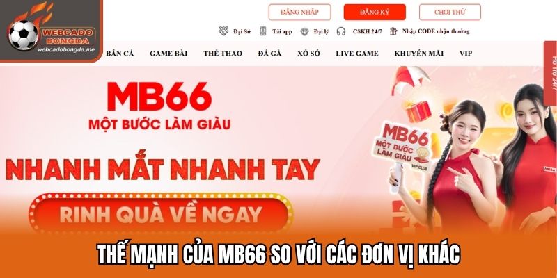 Thế mạnh của MB66 so với các đơn vị khác